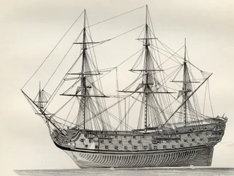 Die Royal William, aus „The National Encyclopaedia“, veröffentlicht von William Mackenzie, London, spätes 19. Jahrhundert